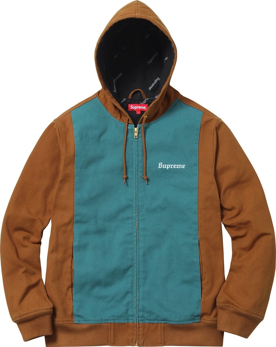 2-Tone Hooded Work Jacket view 5